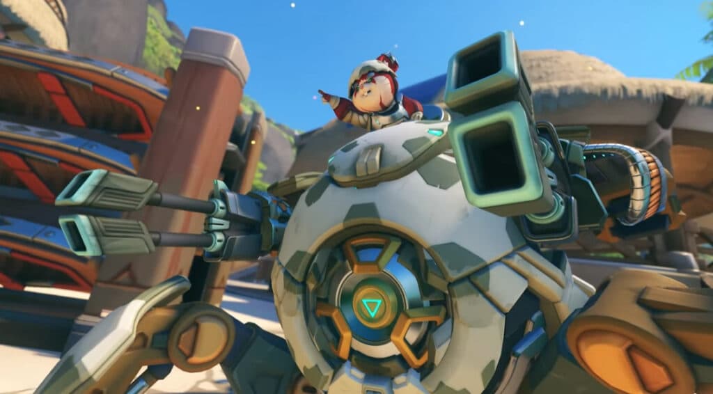 Wrecking Ball's new skin (Image via Blizzard Entertainment)