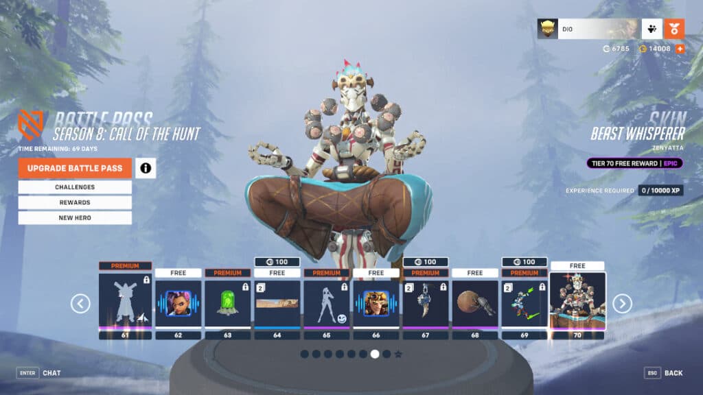 Overwatch 2 Season 8 Battle Pass skins (Image via Blizzard Entertainment)