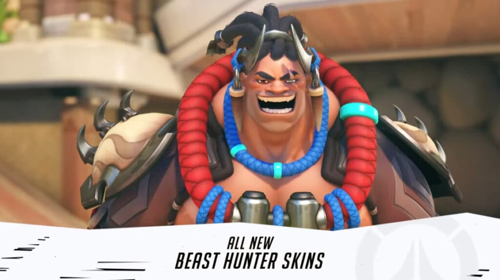 Overwatch 2 Mauga Beast Hunter skin (Image via Blizzard Entertainment)