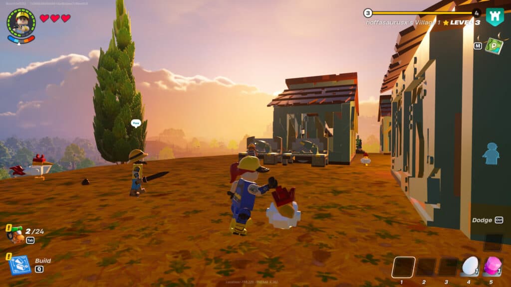 LEGO Fortnite gameplay screenshot (Image via Epic Games and LEGO)