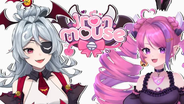 GEEGA and Ironmouse graphic (Image via VShojo)