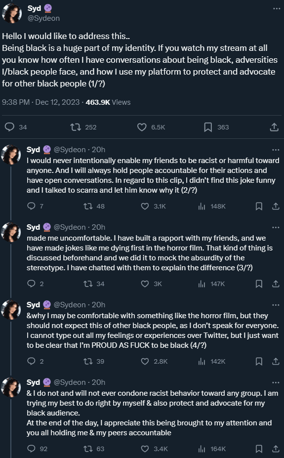 Sydeon's response (Image via Sydeon on X)