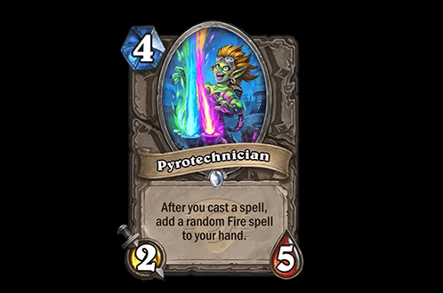 Pyrotechnician in Hearthstone (Image via Blizzard Entertainment)