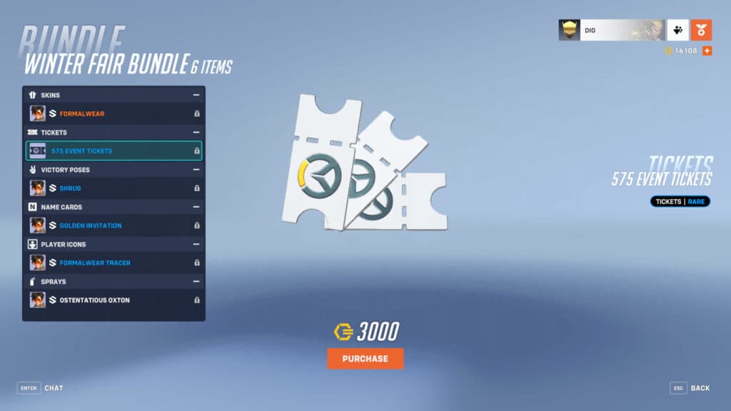 How to get Overwatch 2 Winter Fair tickets (Image via Blizzard Entertainment)