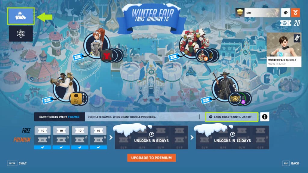 Overwatch 2 Winter Fair screenshot (Image via Blizzard Entertainment)