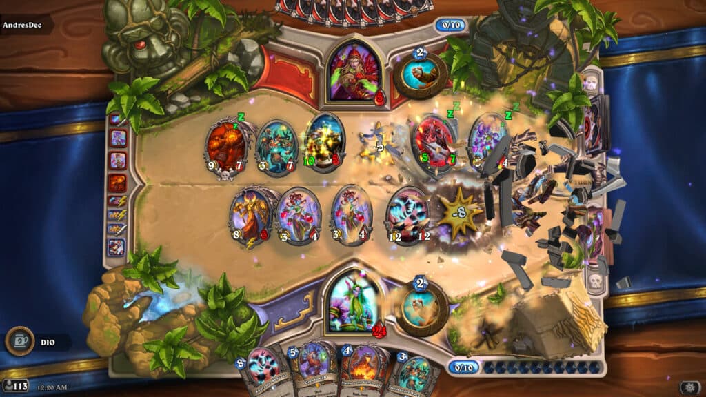 Defeat the Piñata Golem to win the Tavern Brawl (Image via Blizzard Entertainment)