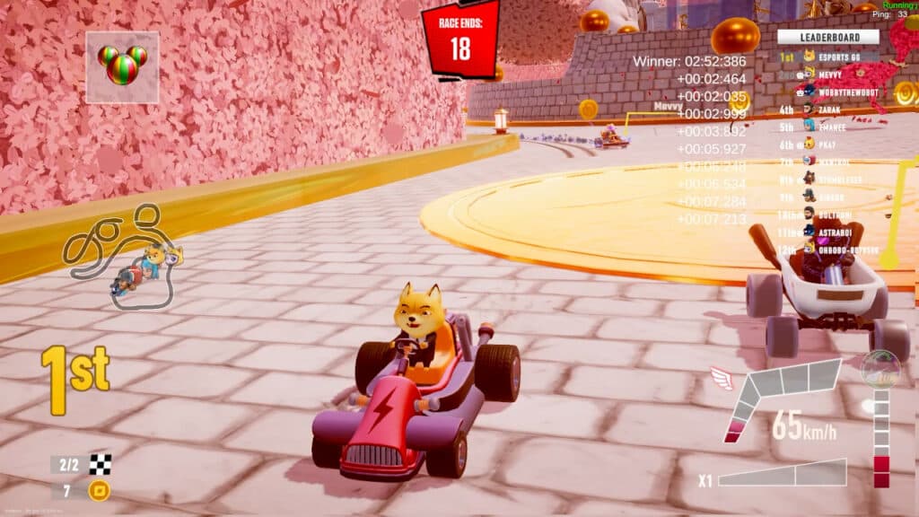 Suit Shiba - One of Oh Baby Kart's colorful cast of characters