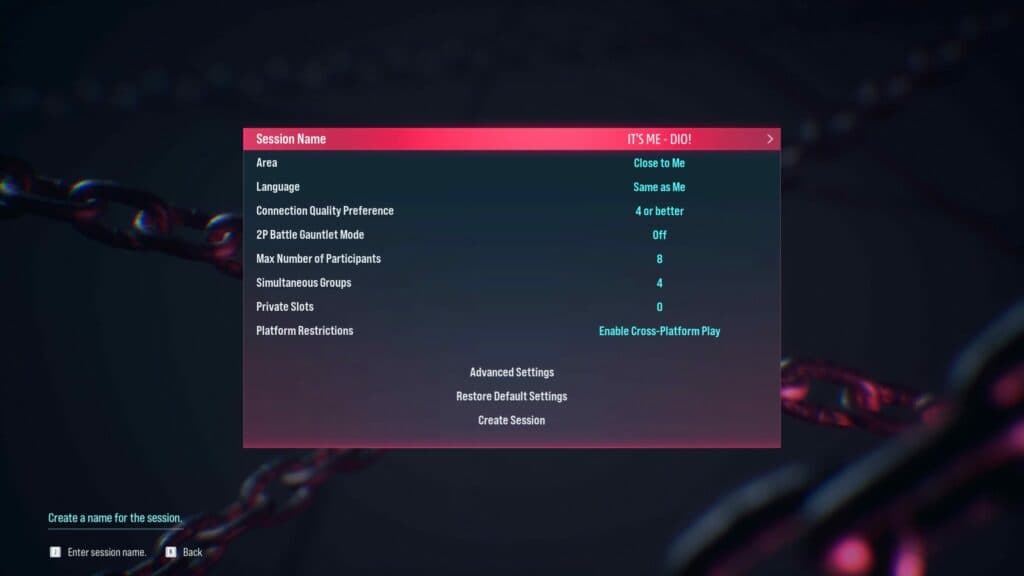 How to create a group in Tekken 8 screenshot (Image via esports.gg)