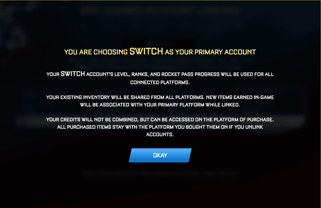 You can only change your primary account once every 24 hours