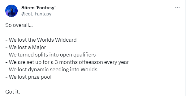 There were several losses for the new season (Image via X)