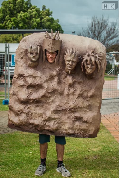 perthmagician as the Hokage Mountain (image via u/perthmagician on Reddit)