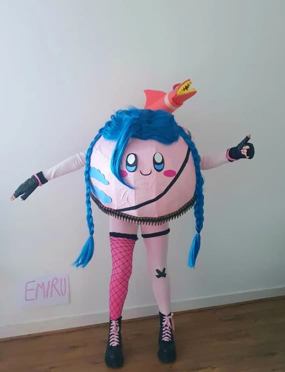 Giomondal as JIRBY (image via u/giomondal on Reddit)