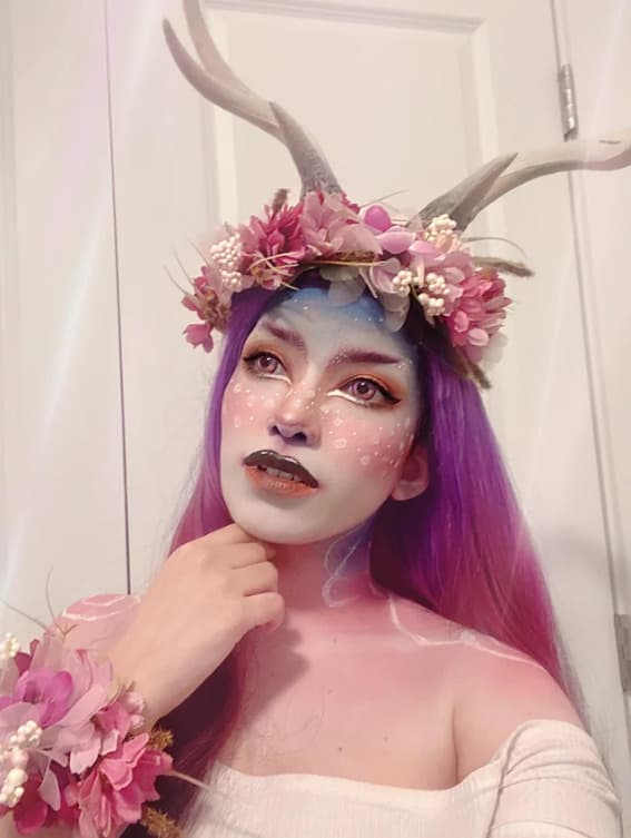 Dayjinx as a magical fawn (image via u/Dayjinx on Reddit)
