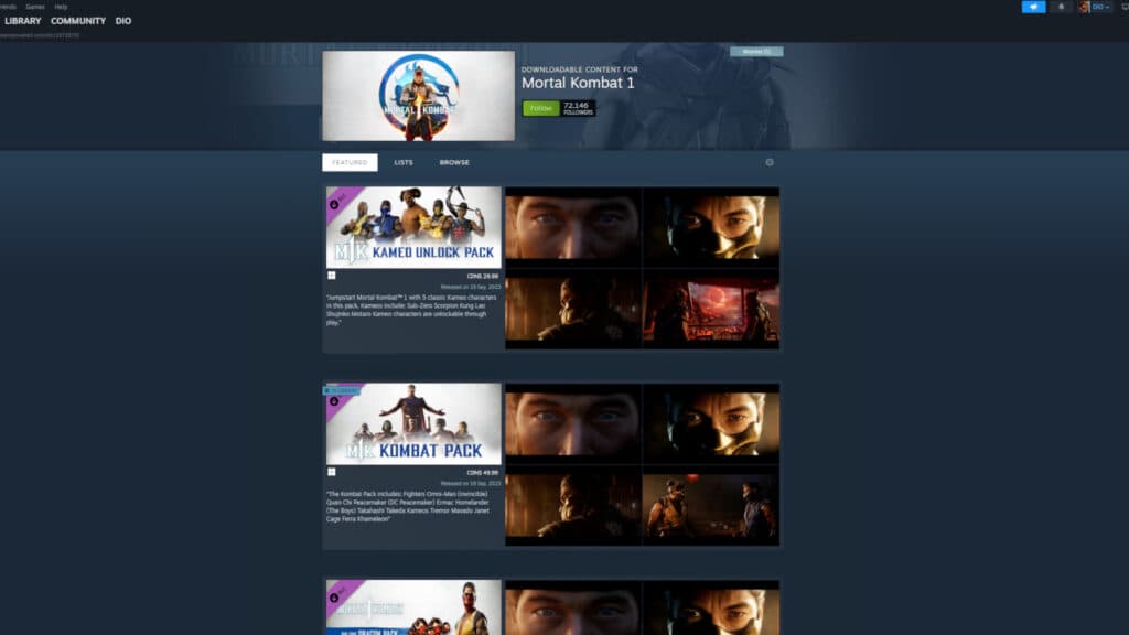 How to unlock Khameleon in Mortal Kombat 1 (Image via Valve Corporation)