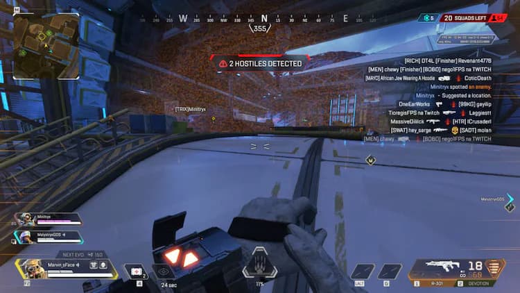 Enemies are detected and highlighted upon scan (Image via Electronic Arts Inc.)