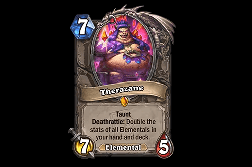 Therazane in Hearthstone (Image via Blizzard Entertainment)