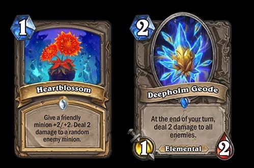 Heartblossom and Deepholm Geode (Image via Blizzard Entertainment)