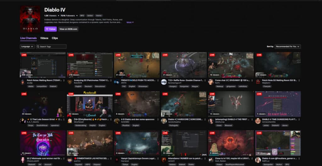 How to get the Diablo 4 Orichalcum Speckled Mare Mount (Image via Twitch)