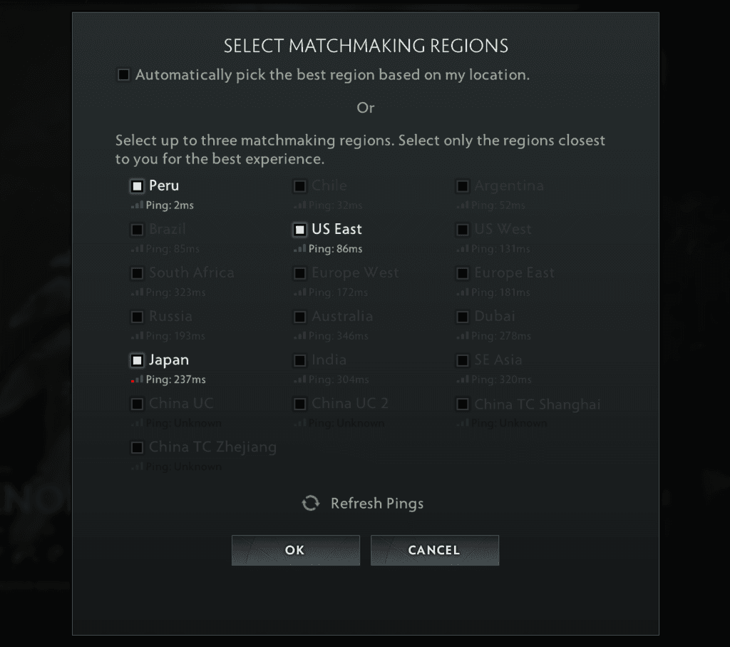 +230ms is nothing. I think I can play the Japan Dota [A] League.