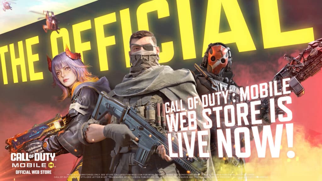 CoD Mobile web store graphic (Image via Activision Publishing, Inc.)