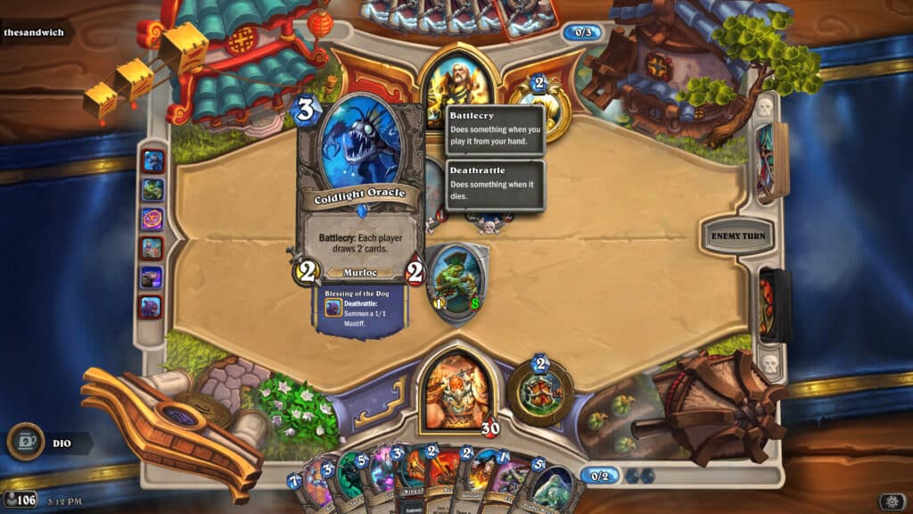 Lunar Blessings Tavern Brawl strategy (Image via Blizzard Entertainment)