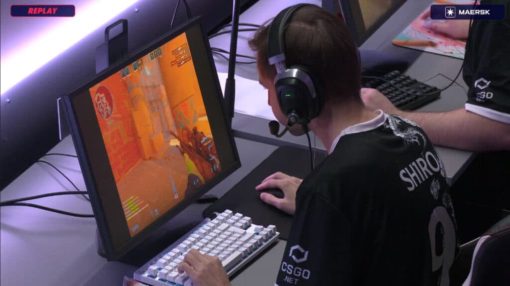 Despite several good moments, sh1ro was not enough to beat Liquid (Image via BLAST Premier)