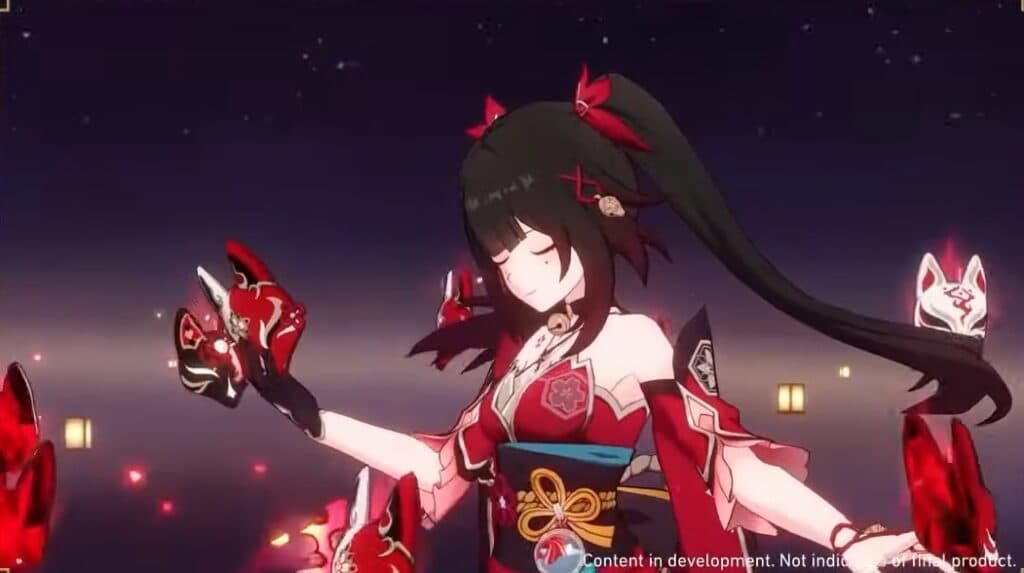 Sparkle from the official character trailer (Image via MiHoYo)