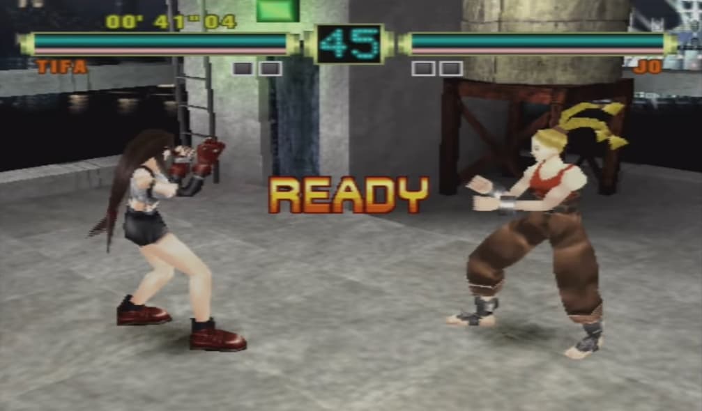 Tifa in 1998's Ehrgheiz: God Bless the Ring for the Playstation 1, published by Namco