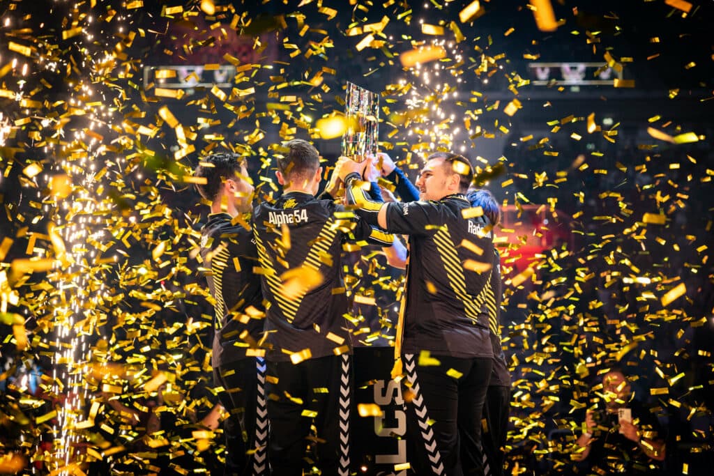 Team Vitality dominated the end of 2022-23 season (Image via Rocket League Esports)