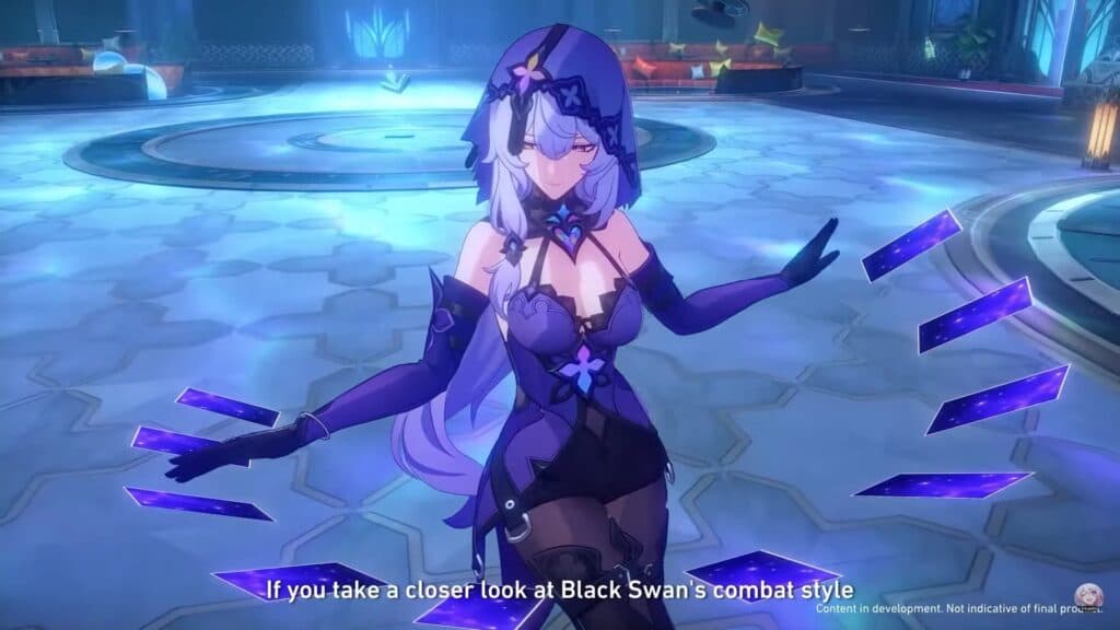 Black Swan's weapon of choice is Tarot Cards which she uses to curse or divine her enemies