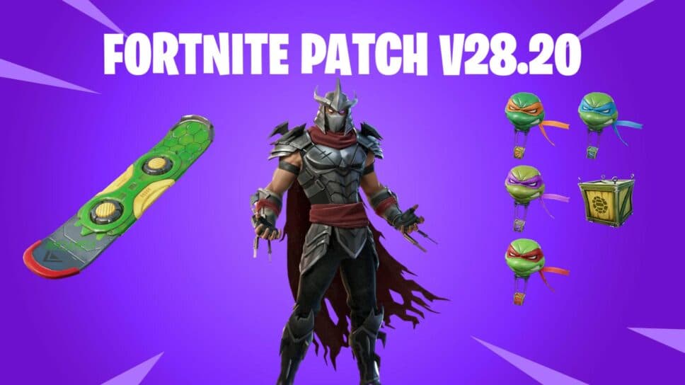 Fortnite v28.20 patch notes: Everything included in the update cover image