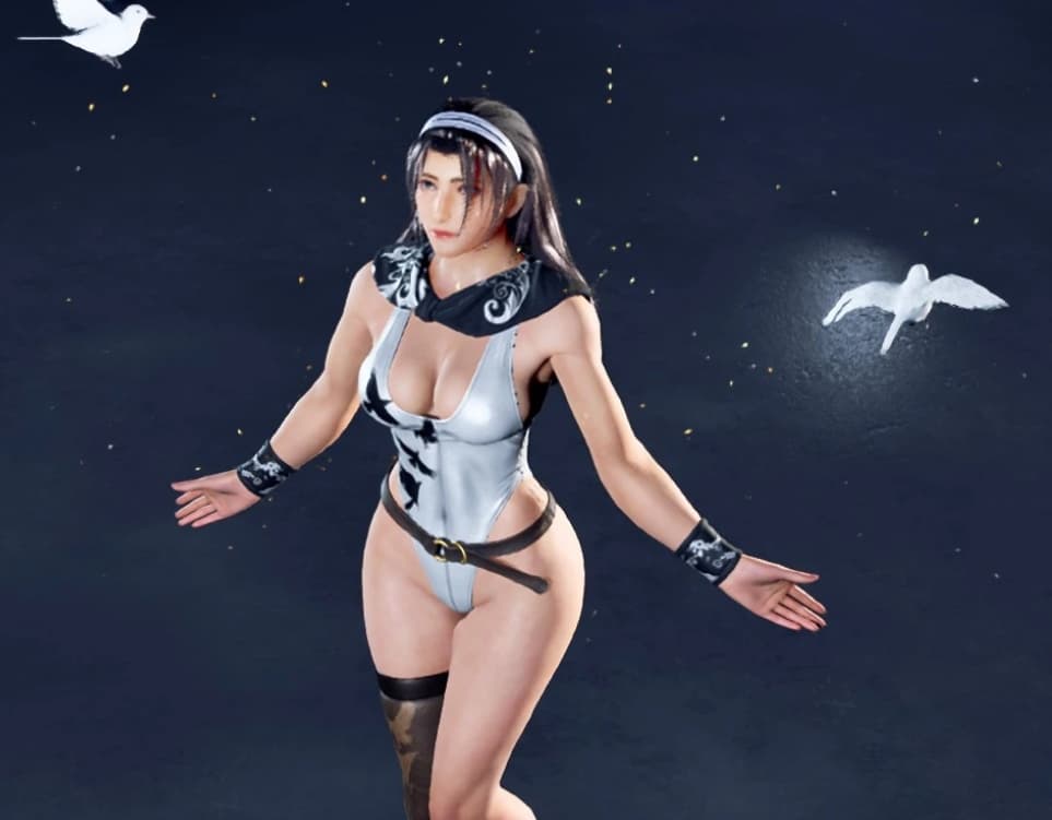 Jun Kazama in her Bishoujo Mod in Tekken 8