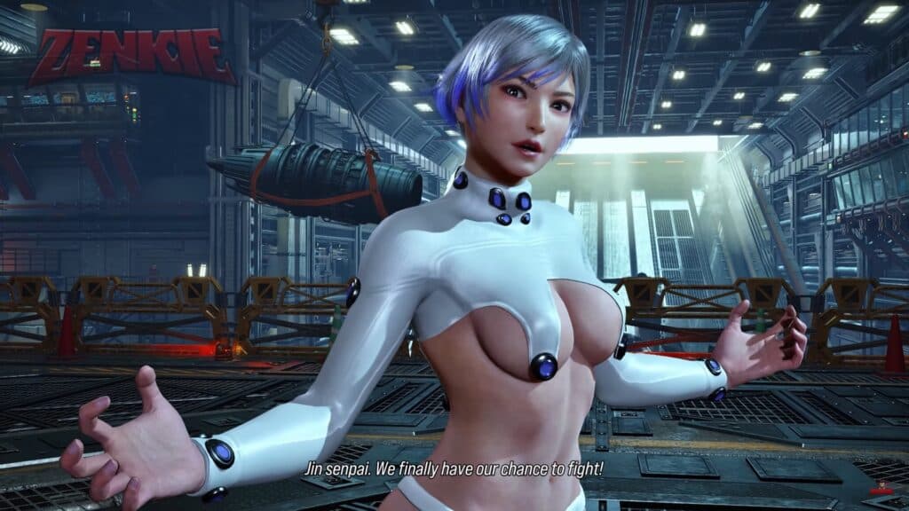Reina intro wearing GANTZ mod