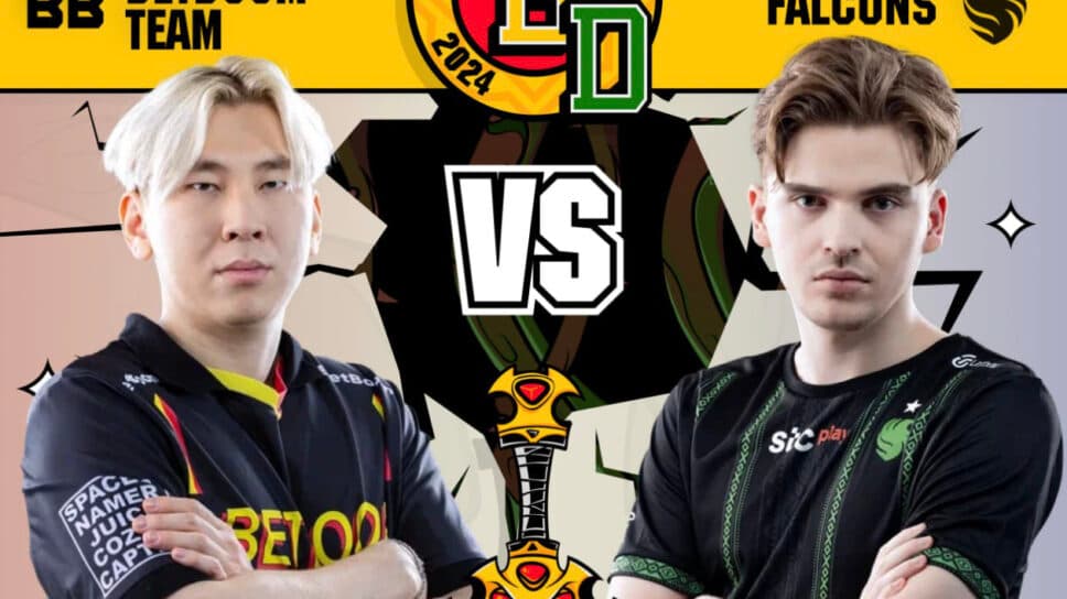 Team Falcons sends BetBoom down to the Dacha lower bracket cover image
