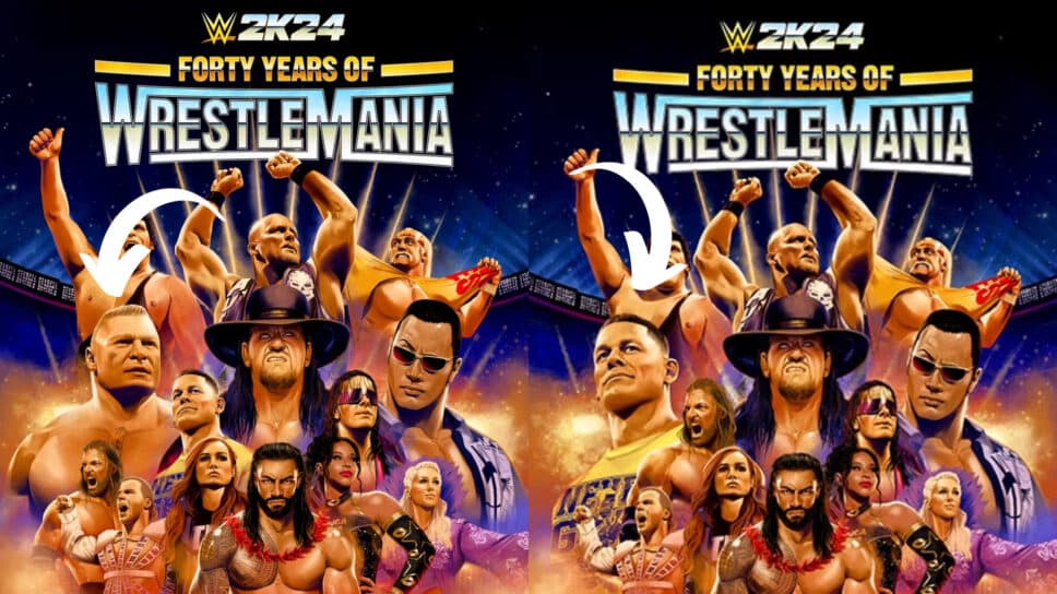 Amid sex trafficking lawsuit, WWE quietly removes Brock Lesnar from WWE 2K24 cover image