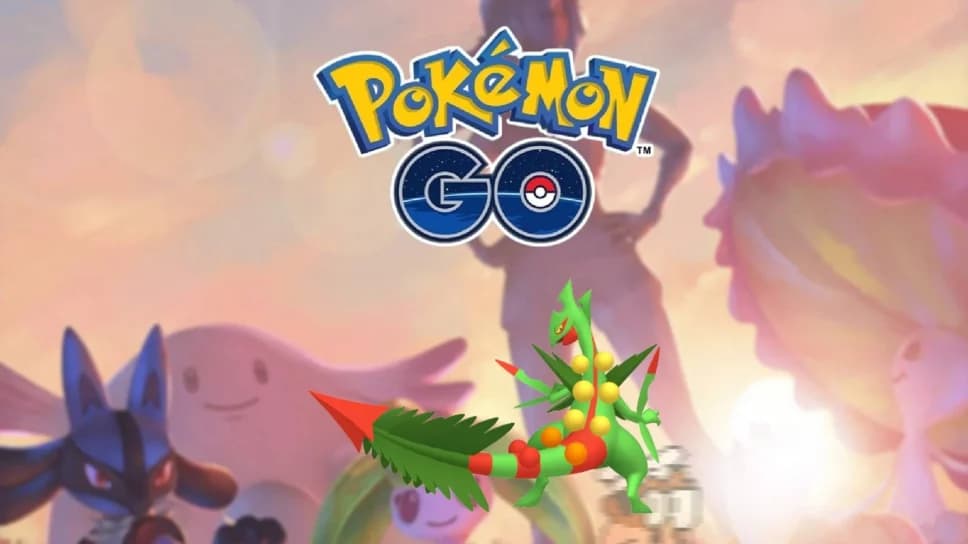 Mega Sceptile Pokémon GO Raid Guide: weakness, counters, hundo CP cover image