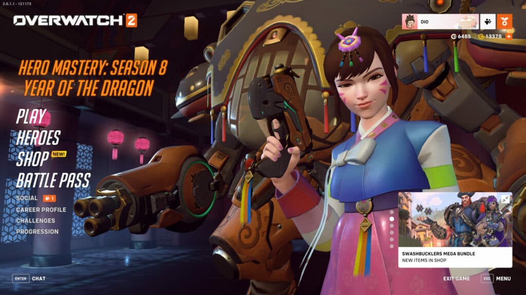 Overwatch 2 Lunar New Year 2024 celebrates the Year of the Dragon (Image via Blizzard Entertainment)