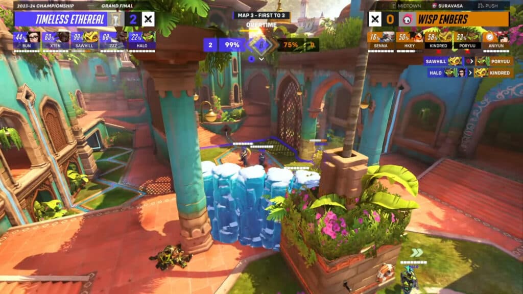 Timeless Ethereal securing victory in the Overwatch 2 Calling All Heroes Championship (Image via Blizzard Entertainment)