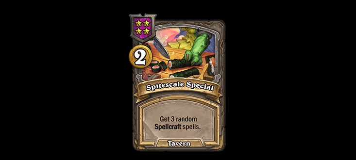 Spitescale Special in Hearthstone Battlegrounds patch 28.6.2 (Image via Blizzard Entertainment)