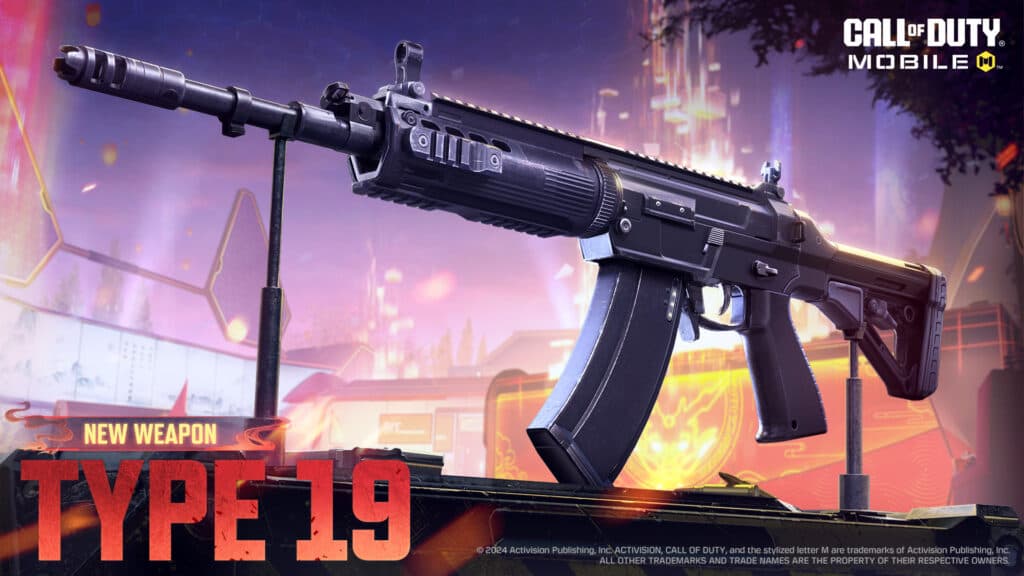 The Type 19 weapon in CoD Mobile (Image via Activision Publishing, Inc.)