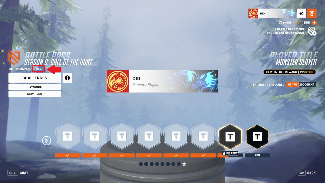 The Overwatch 2 Season 9 release date according to the game itself on Feb. 6 (Image via Blizzard Entertainment)