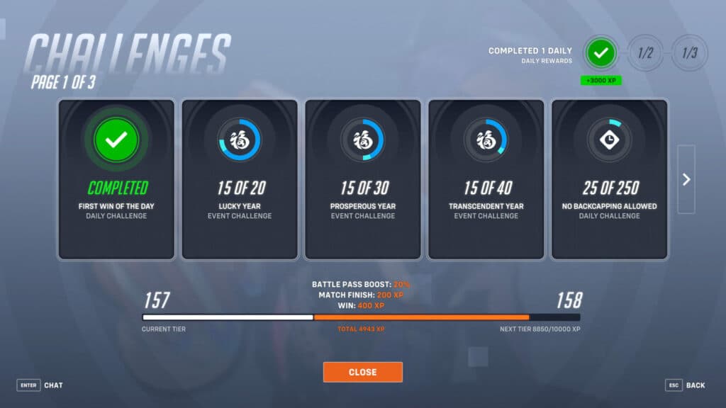 Wins grant double the progress (Image via Blizzard Entertainment)