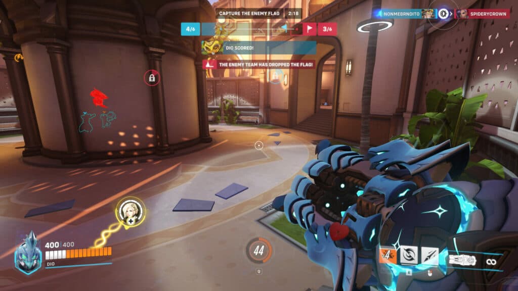 Score six points to win in Overwatch 2 Lunar New Year CTF Blitz (Image via Blizzard Entertainment)