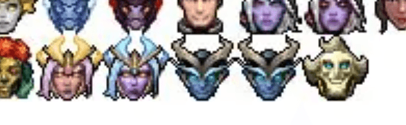 The new icons are listed with the newest heroes and other Arcanas (Image via Valve)