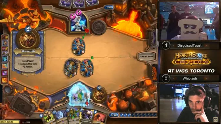 Disguised Toast at the WCS Toronto Hearthstone Fireside Gathering (Image via Blizzard Entertainment)