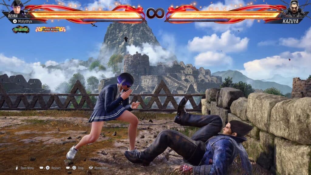 You can also low parry a kick from an opponent lying on the ground