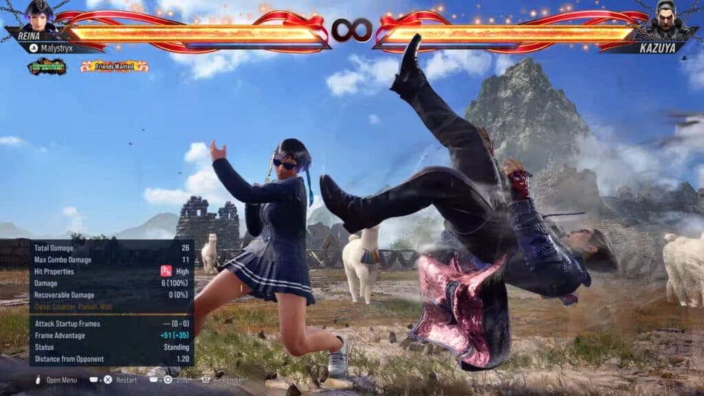 Timing is key to perform a low parry. Practise your follow up!