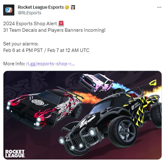 Several organizations will have decals in game (Image via X)