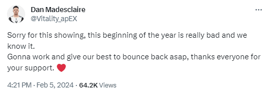 The captain recognized the bad run in the tournament (Image via X)