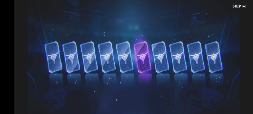 Screenshot of some Solo Leveling ARISE draw tickets (Image via esports.gg)